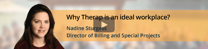 Video - Why Therap is an ideal workplace by Nadine Sturgess