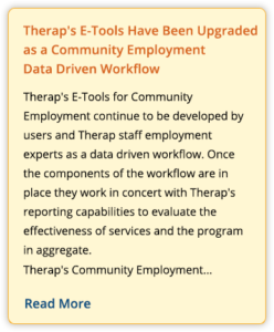 press release on therap e tools