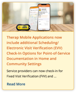 press release on therap mobile applications with evv features