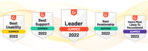 Therap Services Named G2 Leader, Best Support, Users Most Likely to Recommend, Best Usability, and More for Summer 2022