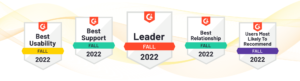 Therap Services Named G2 Leader, Best Support, Users Most Likely to Recommend, Best Usability, and More for Fall 2022