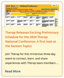 Therap Releases Exciting Preliminary Schedule for the 2024 Therap National Conference: A first look at the Session Topics
