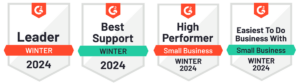 G2 Winter badges for Therap