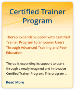 Therap Expands Support with Certified Trainer Program to Empower Users Through Advanced Training and Peer Education
